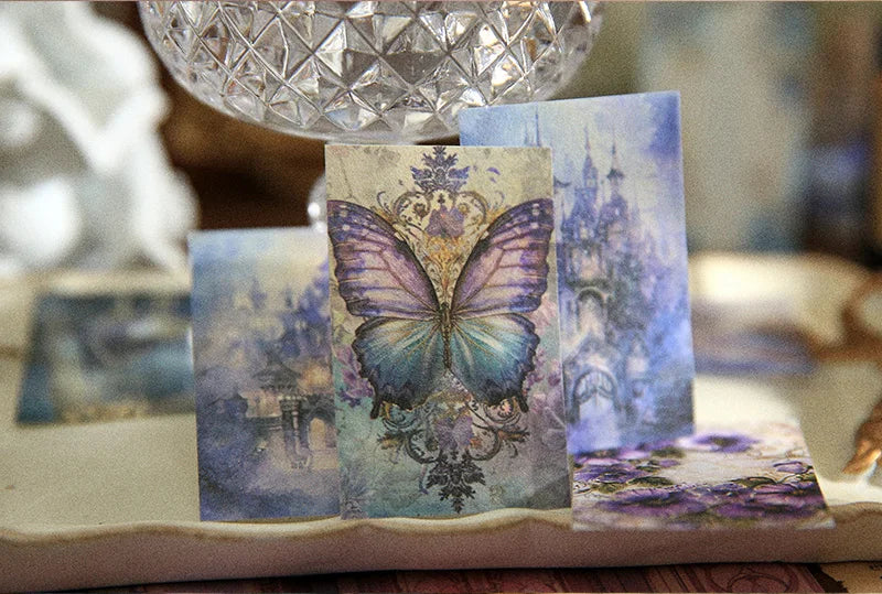 100pcs Retro Aesthetic Scrapbooking Paper – DIY Journaling & Vintage Decor