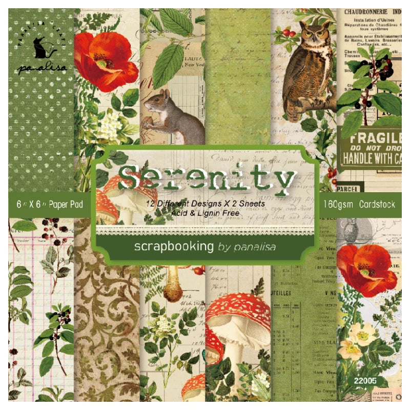 12-Sheet Christmas Scrapbooking Paper