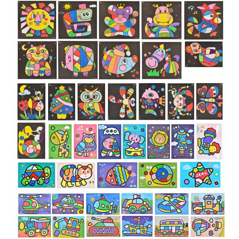 Children’s Sand Painting Set – DIY Colored Sand Art Toys