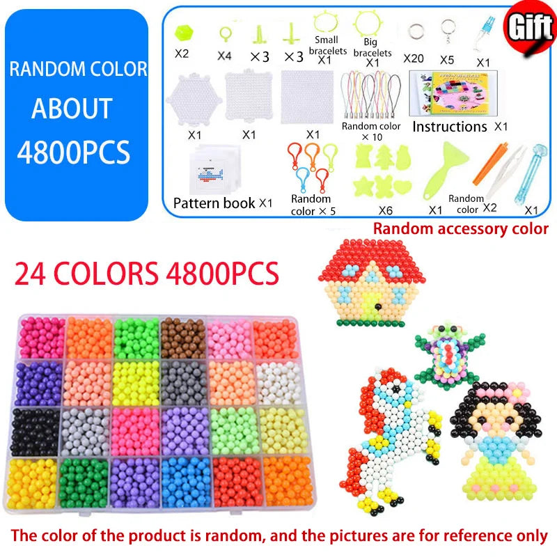 Magic Water Fuse Beads – DIY Creative Sensory Craft Toy Set