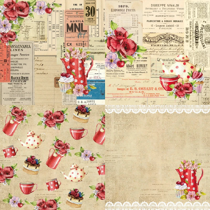 12-Sheet Christmas Scrapbooking Paper