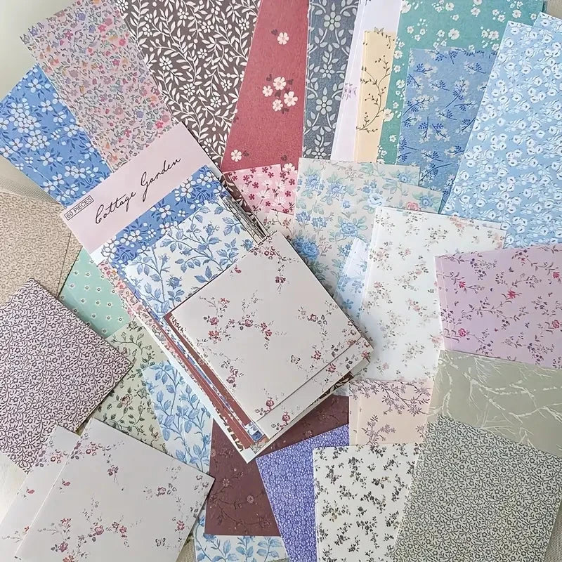 60pcs Vintage Collage Scrapbooking Paper