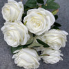 9-Head Diamond Rose Bouquet – European Artificial Flowers for Home & Wedding