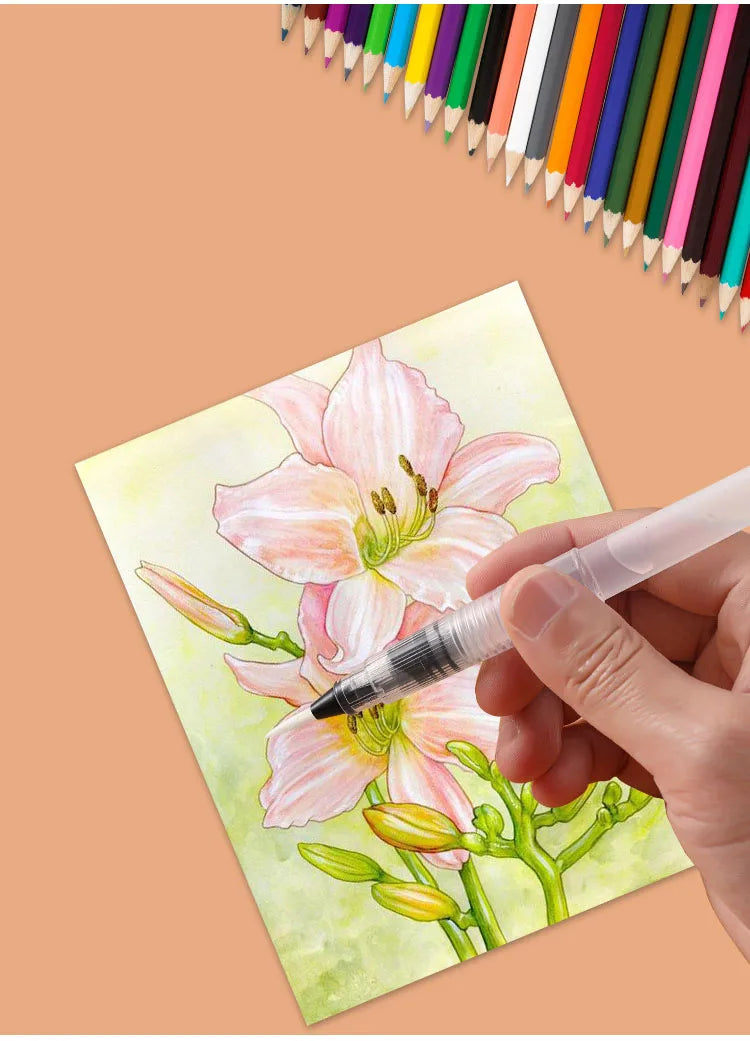 3/7pcs Watercolor Brush Pens with Water Storage