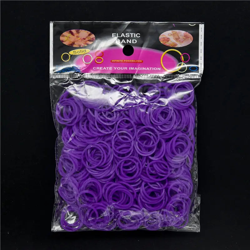600+ Loom Rubber Bands Refill Kit – 31 Colors DIY Bracelet Craft Set