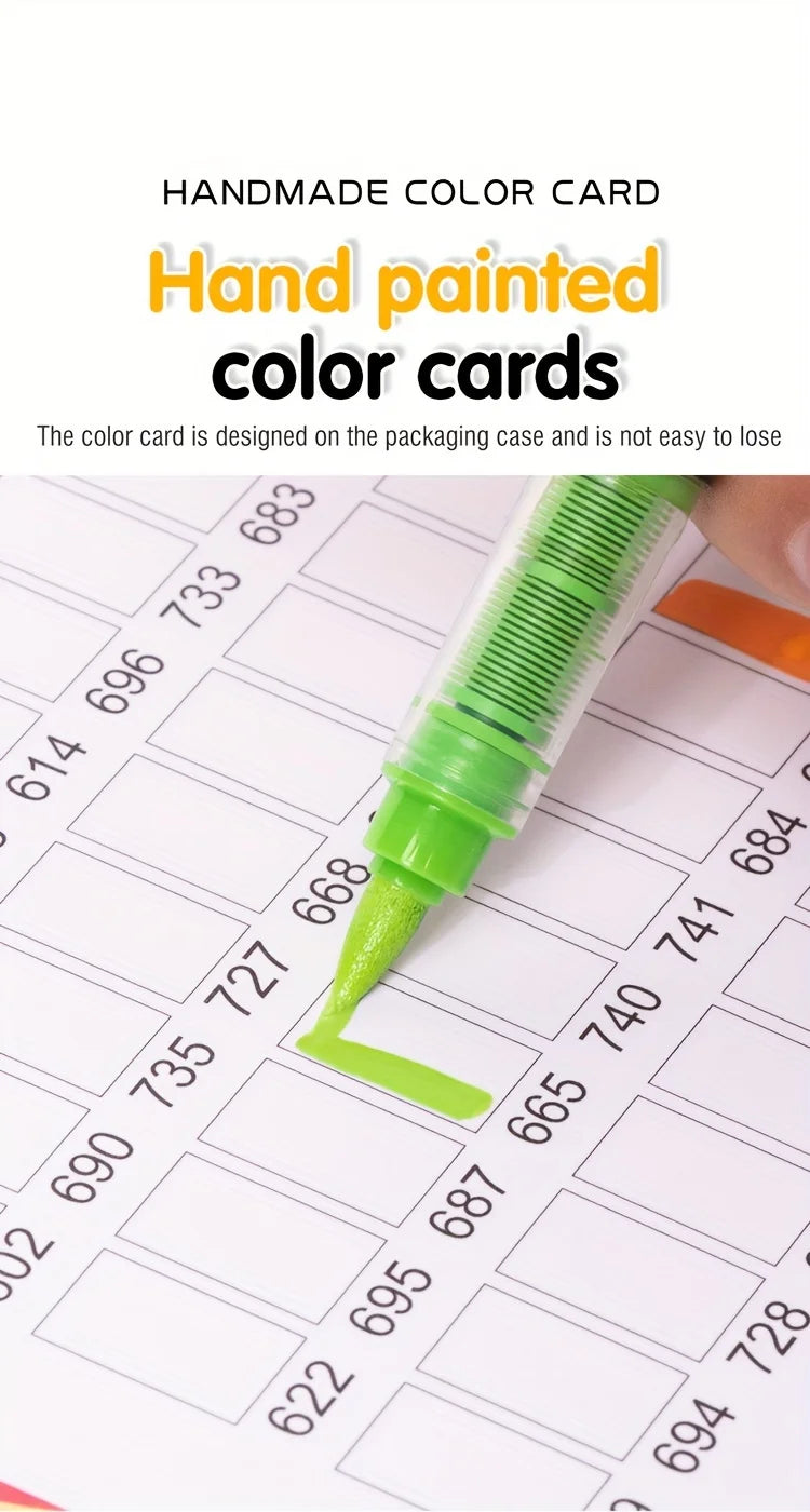 Multi-Color Soft Tip Art Markers – Acrylic Markers for Various Surfaces