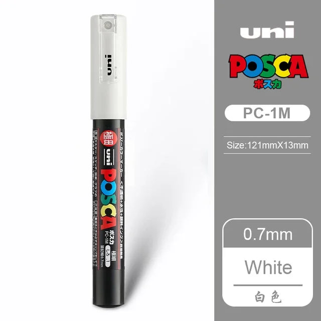 UNI POSCA Acrylic Paint Markers – Permanent Graffiti & Art Pens