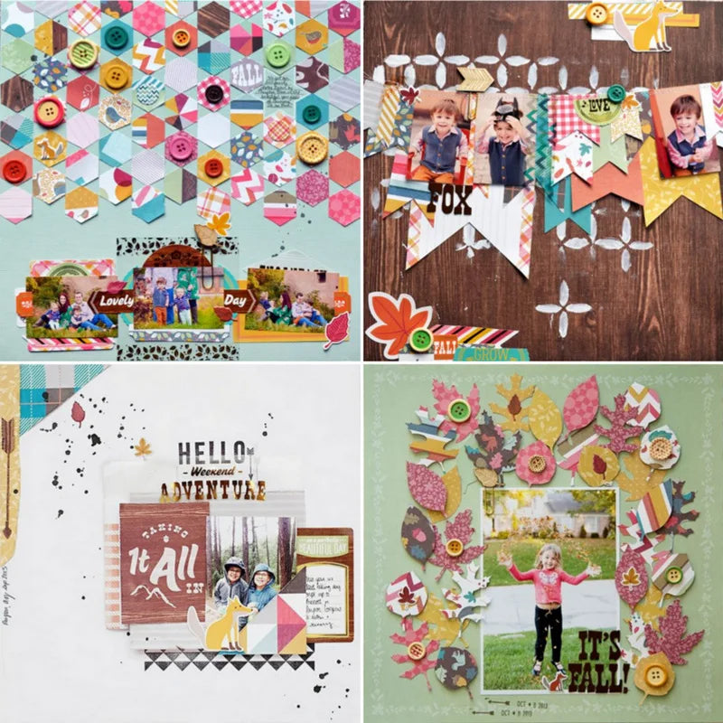 12-Sheet Christmas Scrapbooking Paper