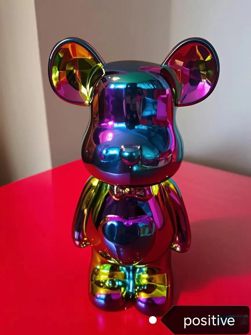 Aesthetic Teddy Bear Ceramic Statue