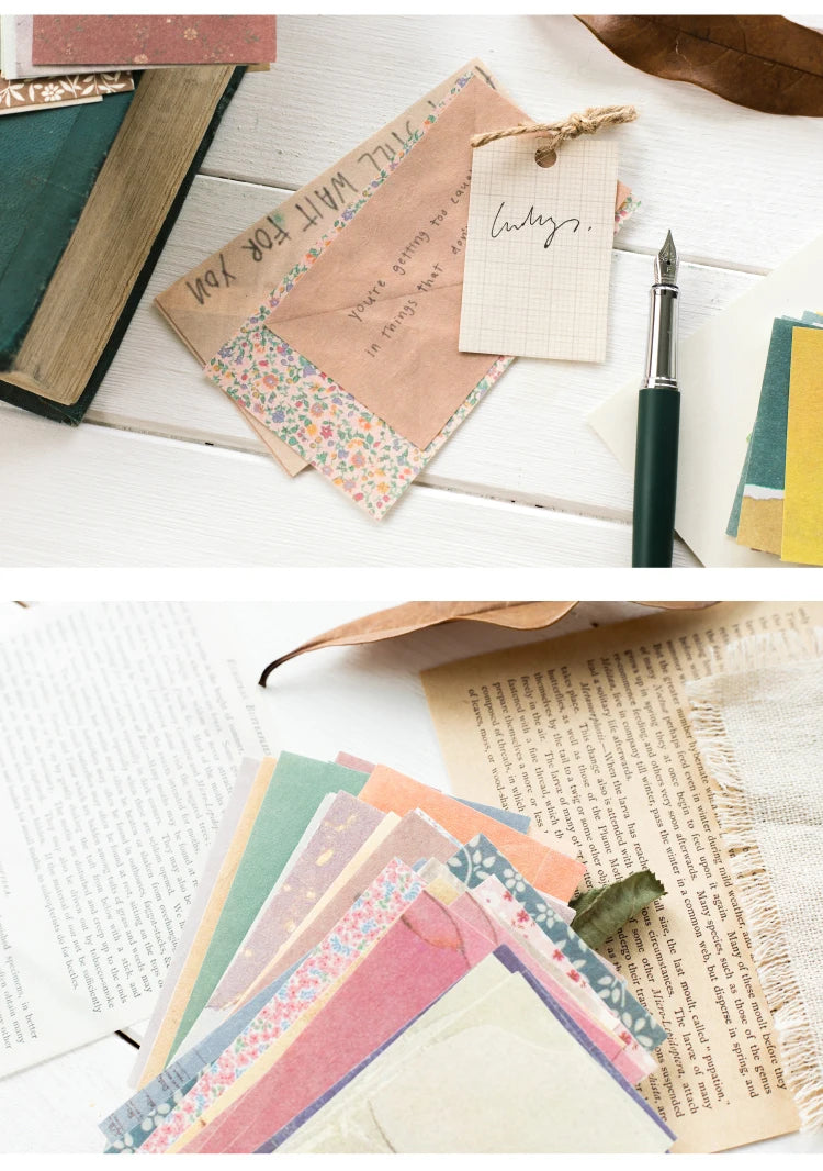 60pcs Vintage Collage Scrapbooking Paper