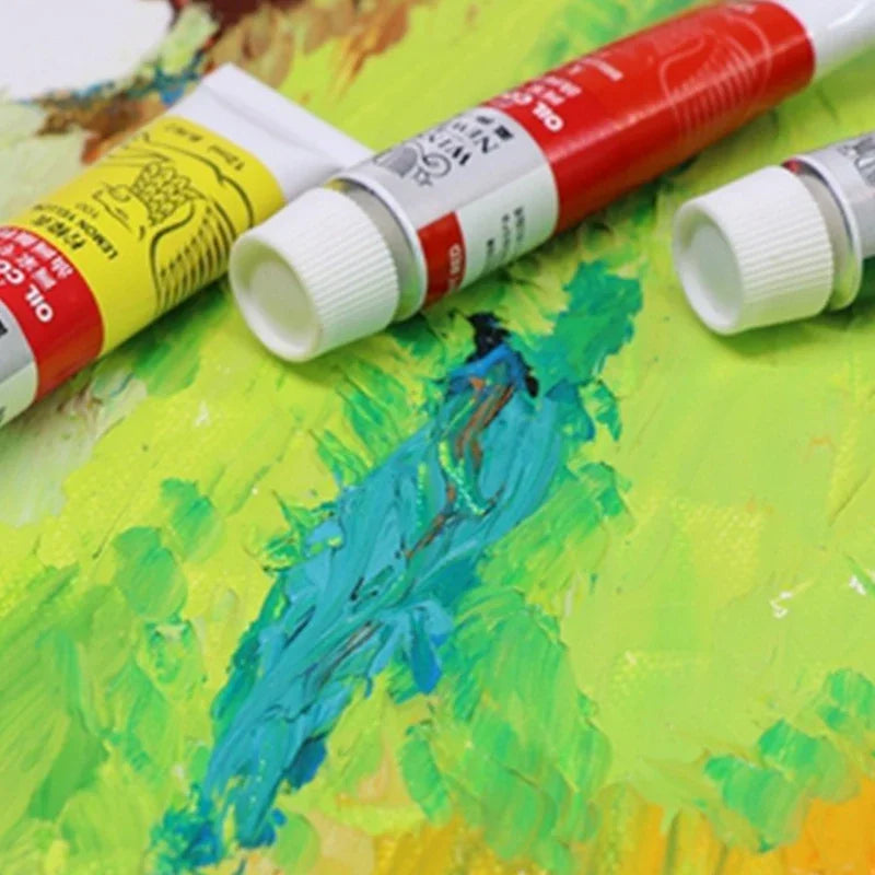 Winsor & Newton Oil Paint Set with Brushes & Palette