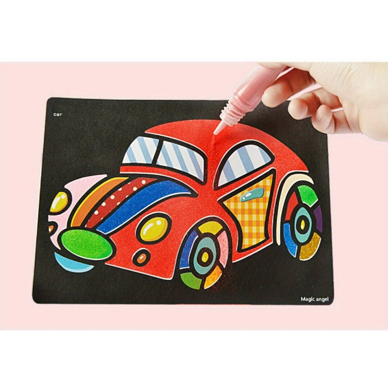 Children’s Sand Painting Set – DIY Colored Sand Art Toys