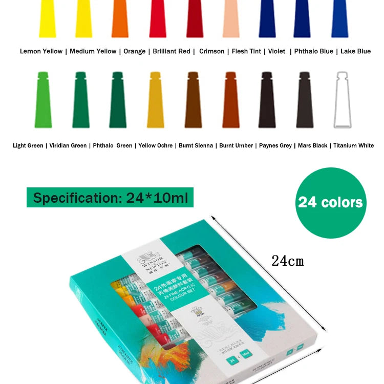WINSOR & NEWTON Acrylic Paint Set