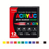 Multi-Color Soft Tip Art Markers – Acrylic Markers for Various Surfaces