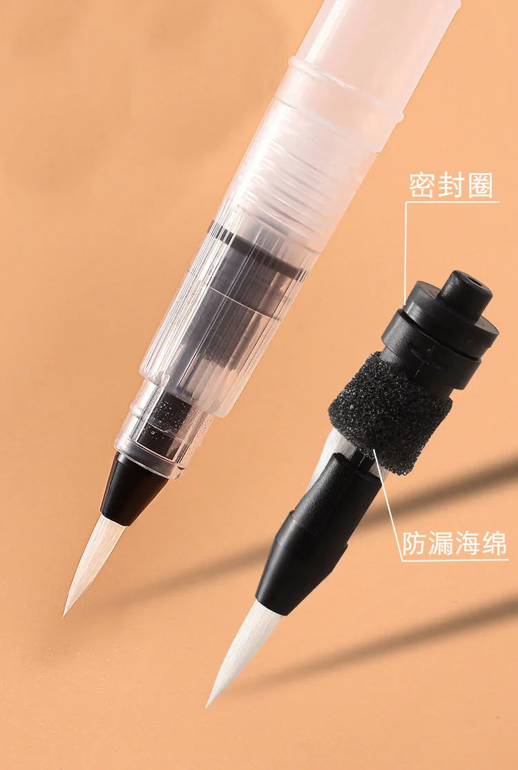 3/7pcs Watercolor Brush Pens with Water Storage