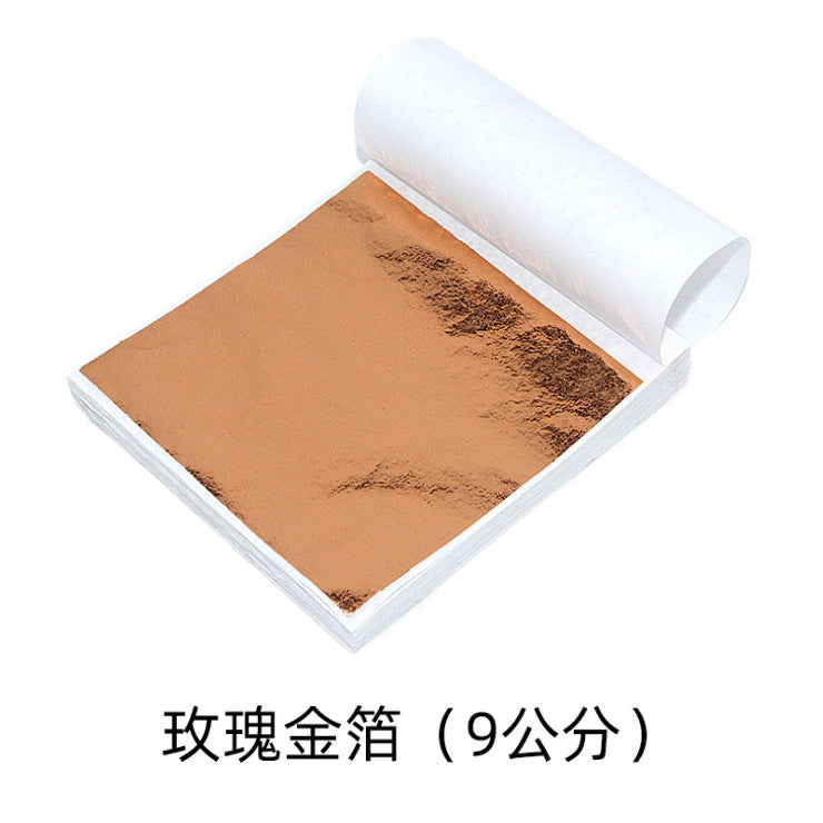 Gold & Silver Leaf Foil Sheets – 100pcs DIY Craft & Nail Art