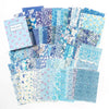 JIANQI 100pcs Vintage Floral Scrapbooking Paper