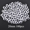 DIY Movable Animal Eyes – Self-Adhesive Black & White Doll Eyes