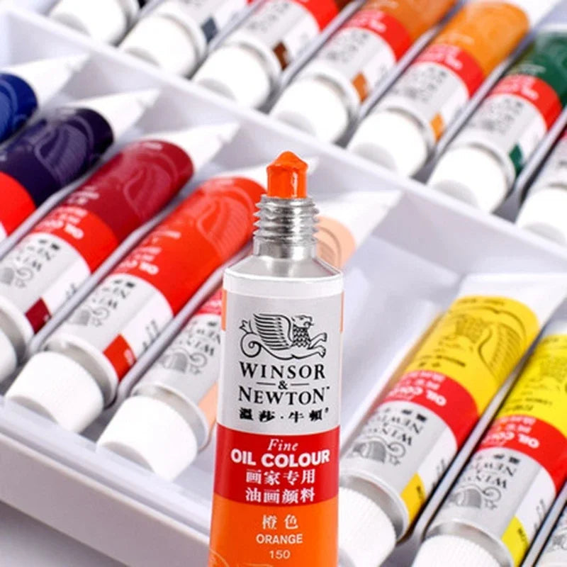 Winsor & Newton Oil Paint Set with Brushes & Palette