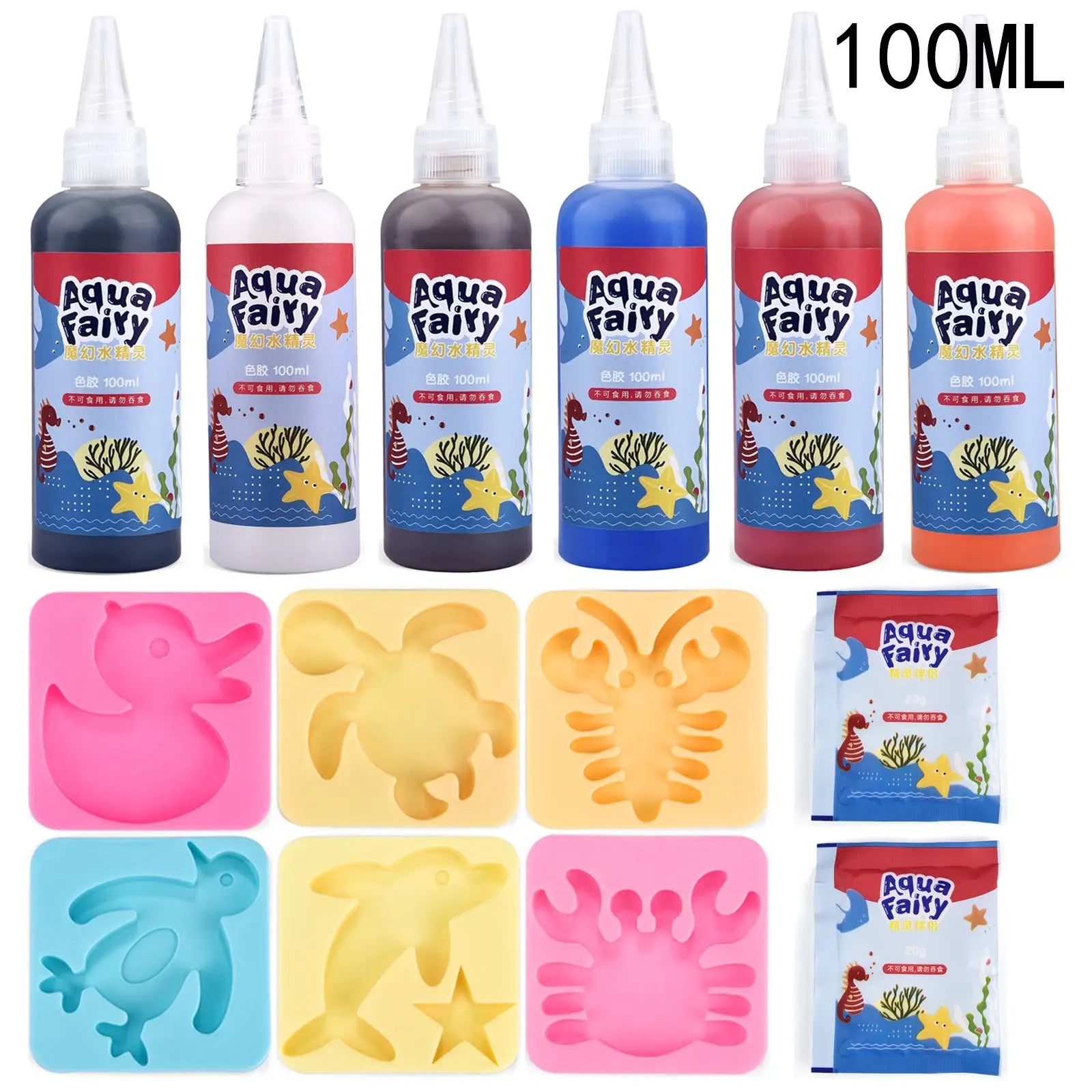 Kids DIY Craft & Origami Painting Kit – Magic Water Elves Set