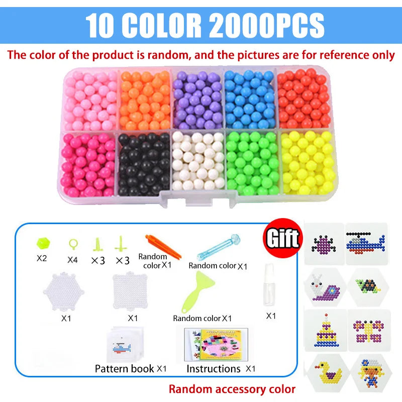 Magic Water Fuse Beads – DIY Creative Sensory Craft Toy Set