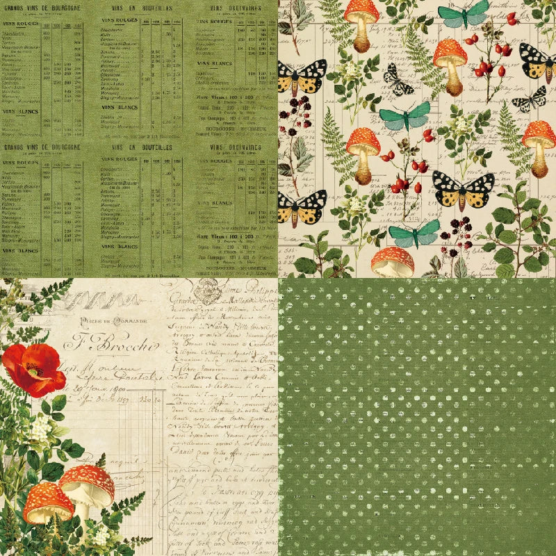 12-Sheet Christmas Scrapbooking Paper