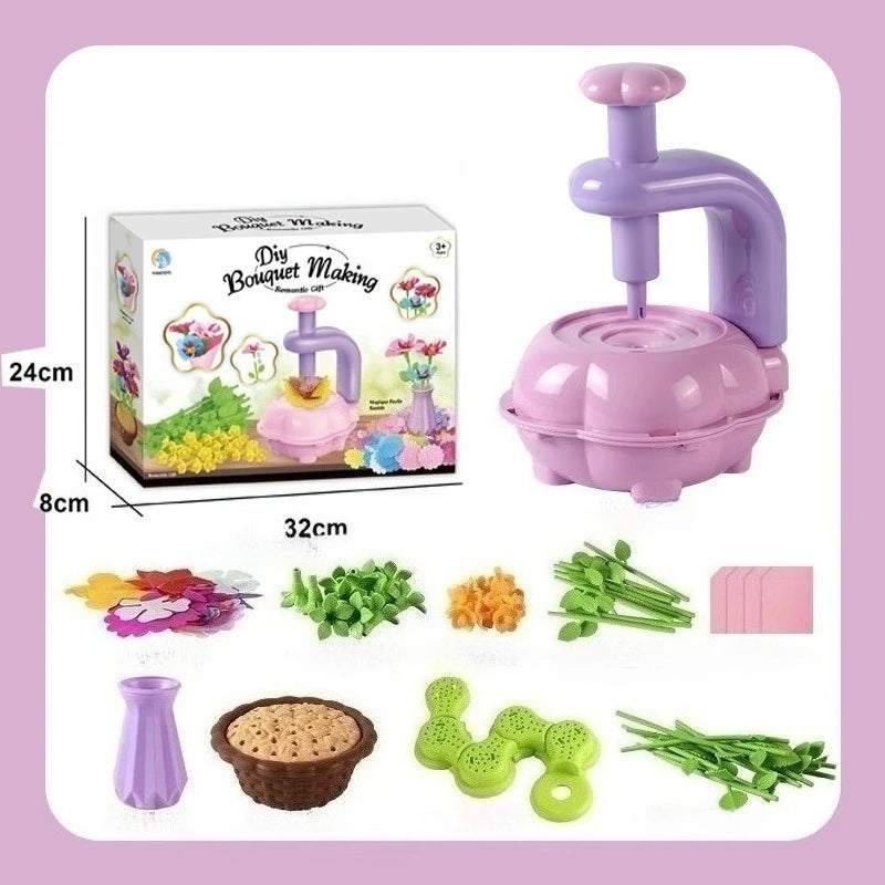 Kids DIY Flower Bouquet Kit – Educational Craft Toy