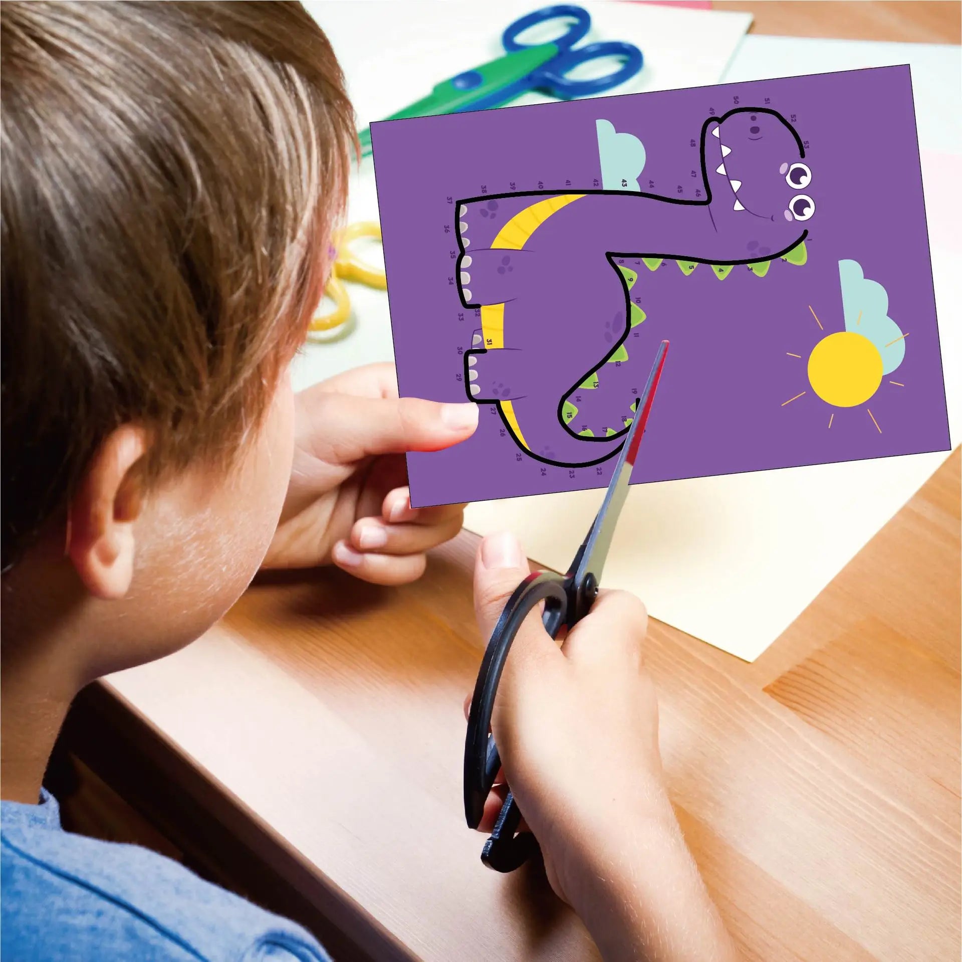 Kids Arts & Crafts Painting Kit – Space & Dinosaur DIY Activity Set