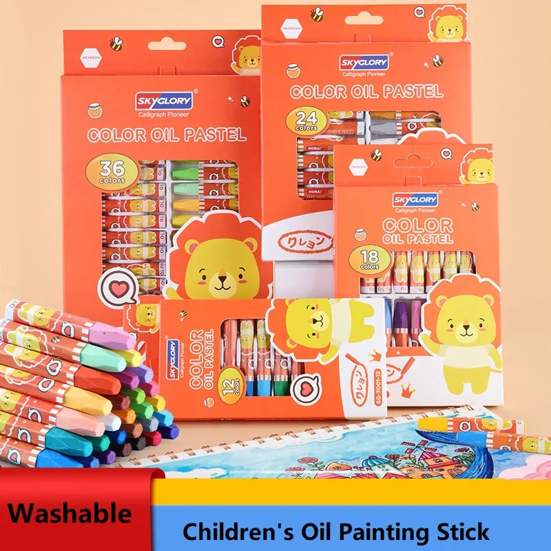 Washable Soft Oil Pastels