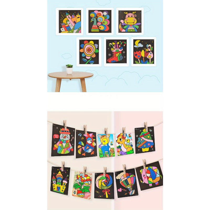 Children’s Sand Painting Set – DIY Colored Sand Art Toys