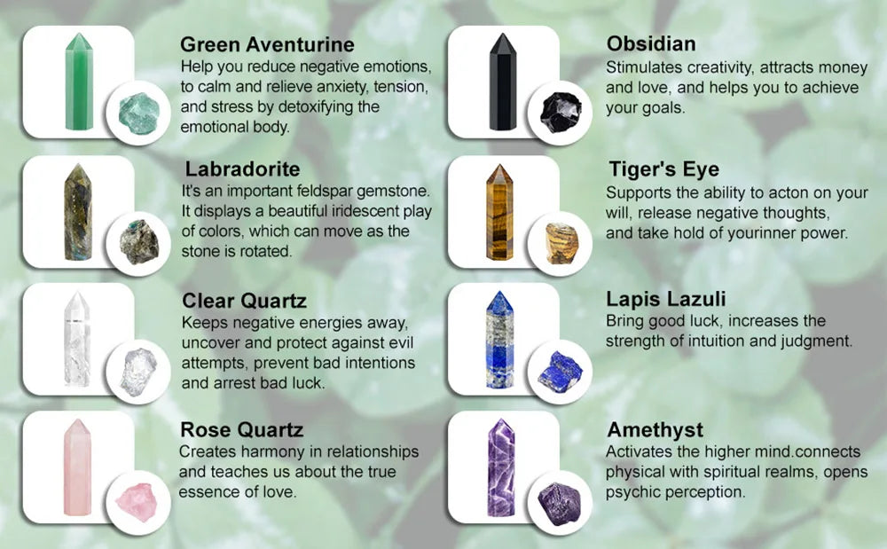 Natural Single-Point Crystal Column