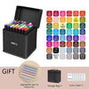 Dual Tip Alcohol Art Markers – Permanent Sketch & Illustration Set