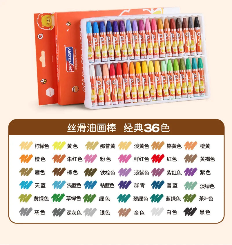 Washable Soft Oil Pastels
