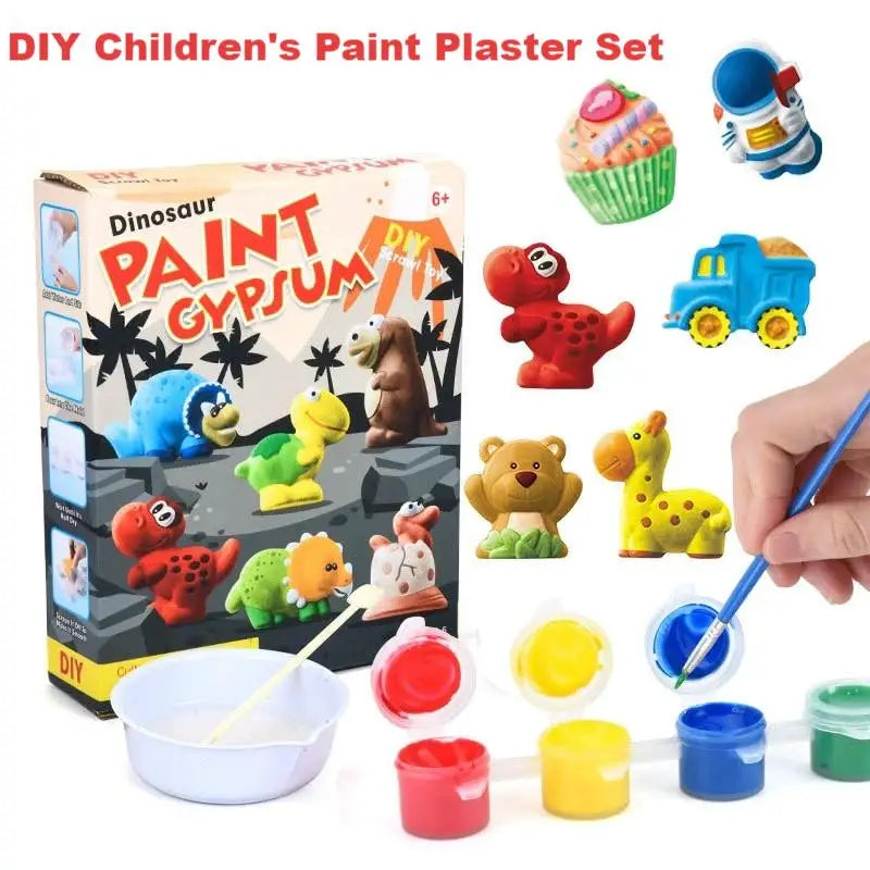 Handmade DIY Plaster Doll Painting Craft Kit for Kids