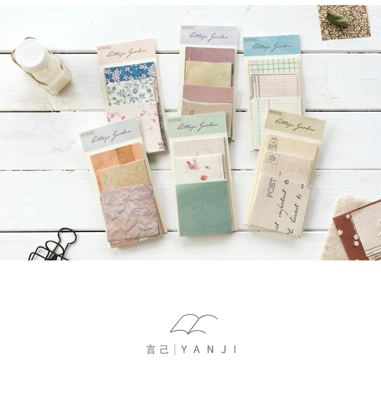 60pcs Vintage Collage Scrapbooking Paper