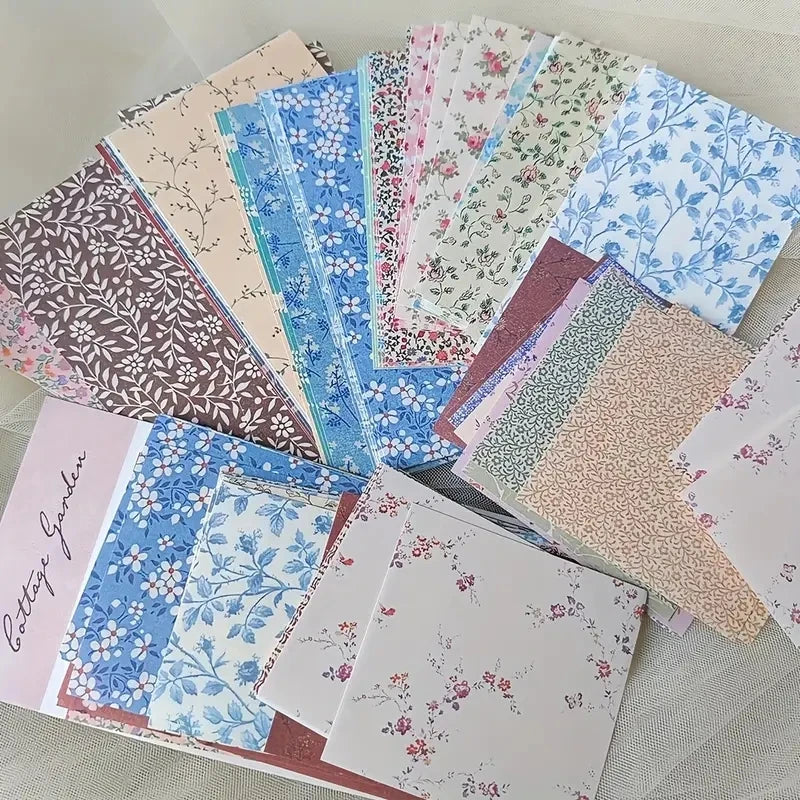 60pcs Vintage Collage Scrapbooking Paper