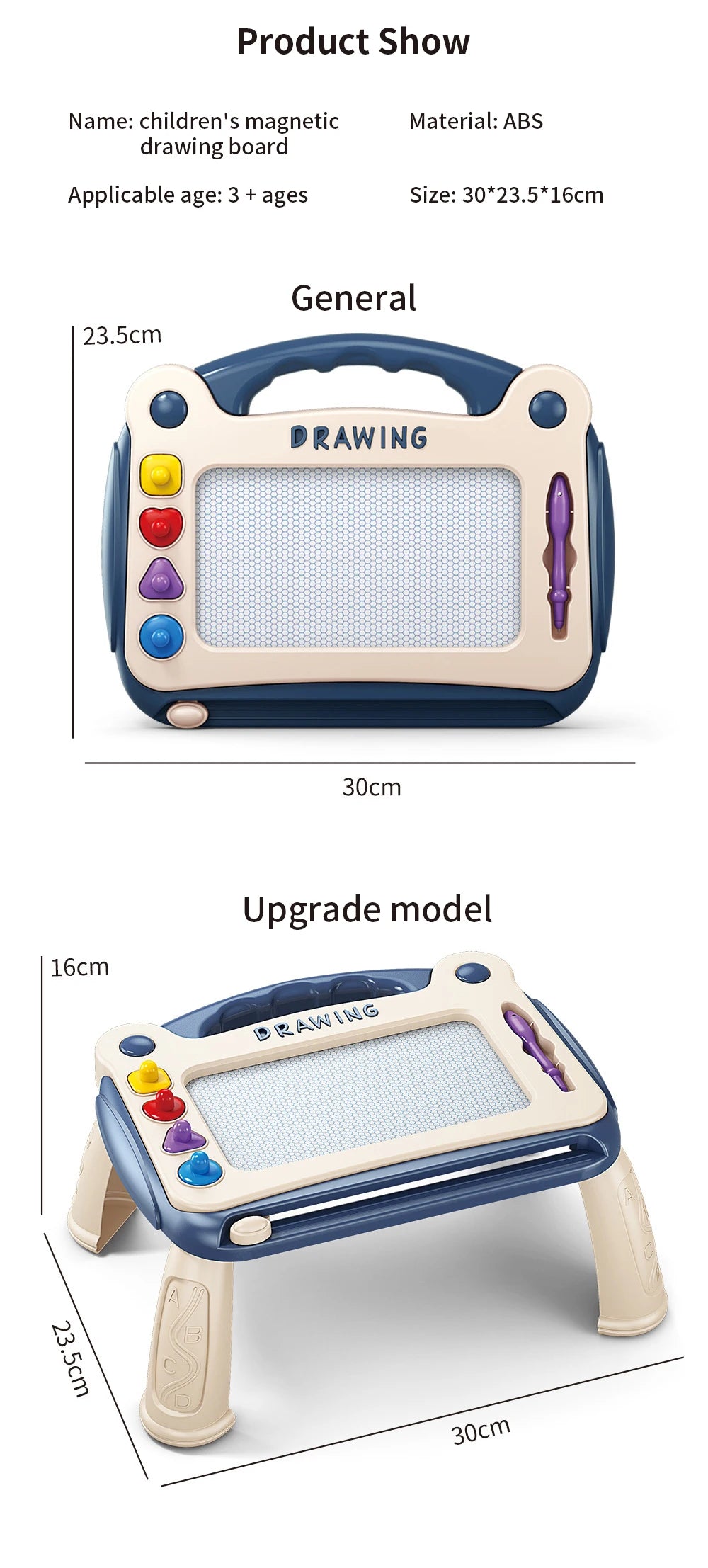 Children’s Magnetic Drawing Board – Educational Art & Graffiti Toy