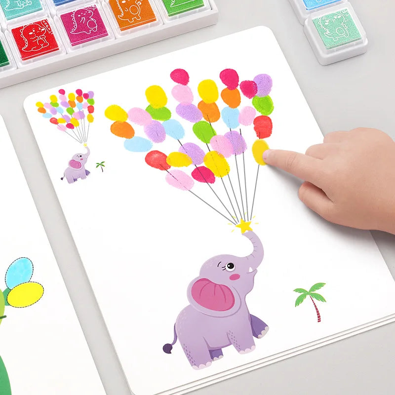 16/32pcs DIY Finger Painting Set