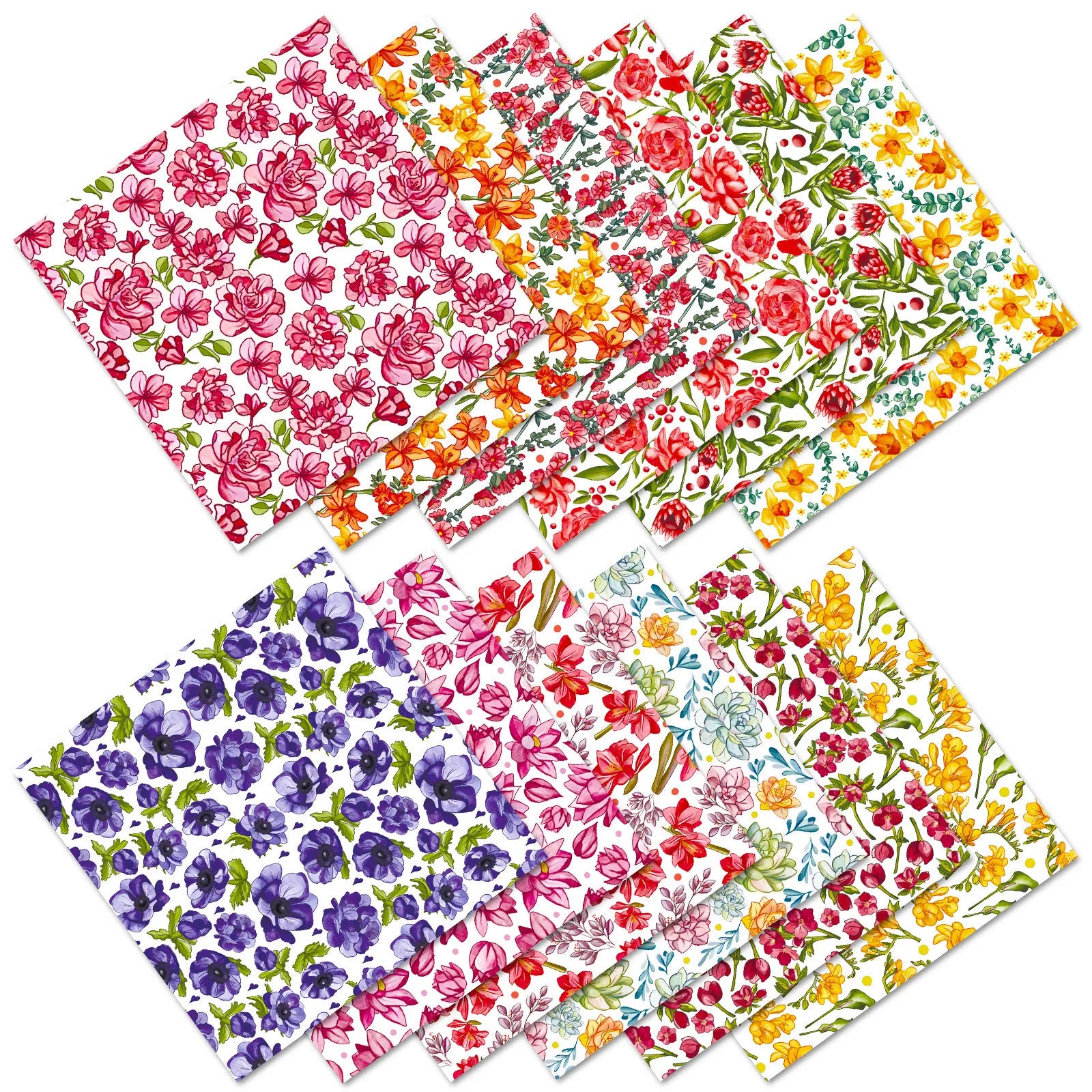 12-Sheet Christmas Scrapbooking Paper – 15x15cm DIY Craft Cardstock