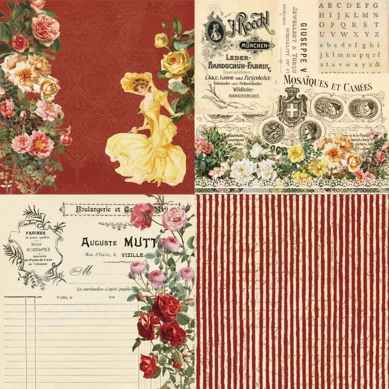 12-Sheet Christmas Scrapbooking Paper