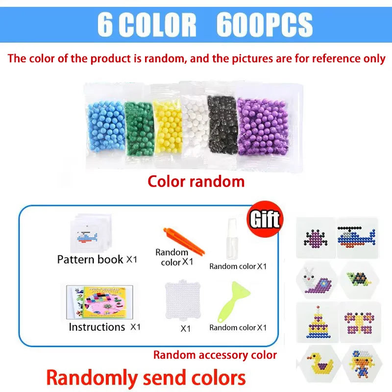 Magic Water Fuse Beads – DIY Creative Sensory Craft Toy Set