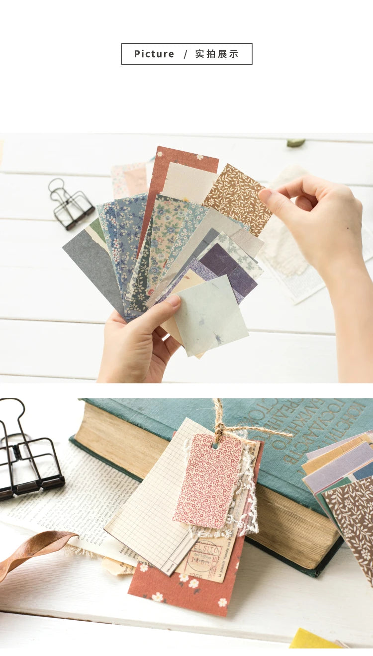 60pcs Vintage Collage Scrapbooking Paper
