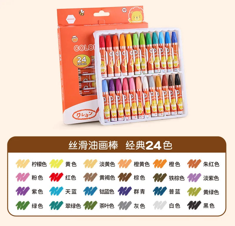 Washable Soft Oil Pastels