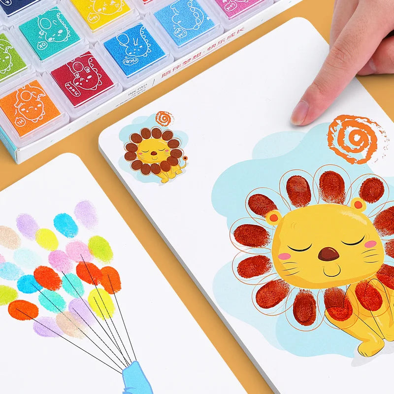 16/32pcs DIY Finger Painting Set