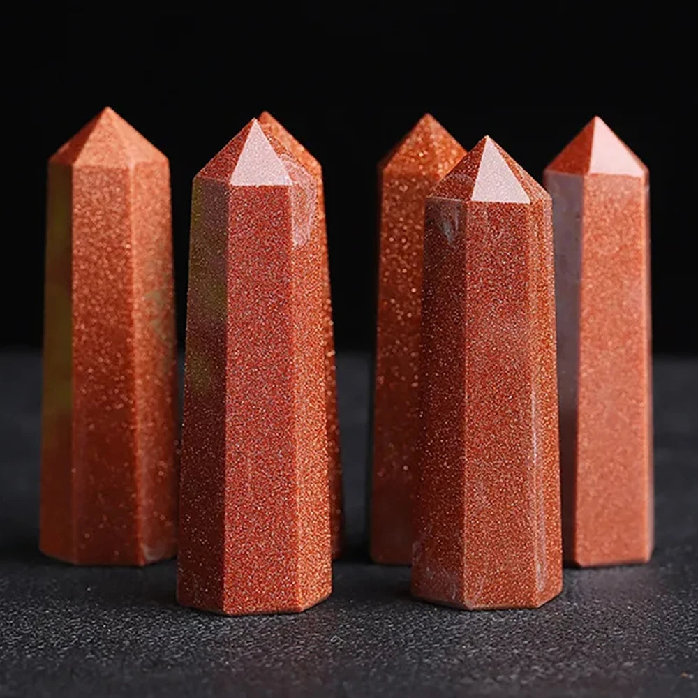 Natural Single-Point Crystal Column