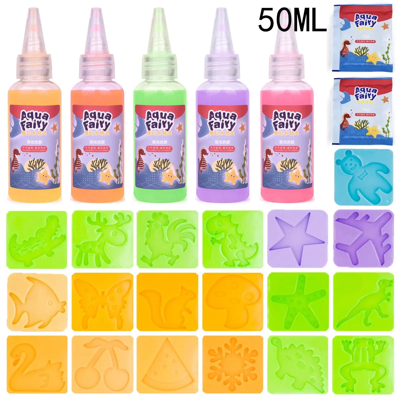 Kids DIY Craft & Origami Painting Kit – Magic Water Elves Set