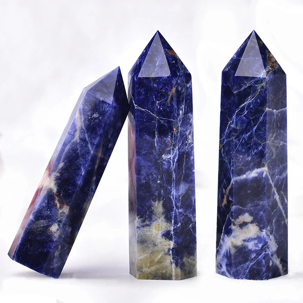 Natural Single-Point Crystal Column