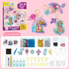 Kids DIY Crystal Glue Keychain – Art & Craft Gift Set