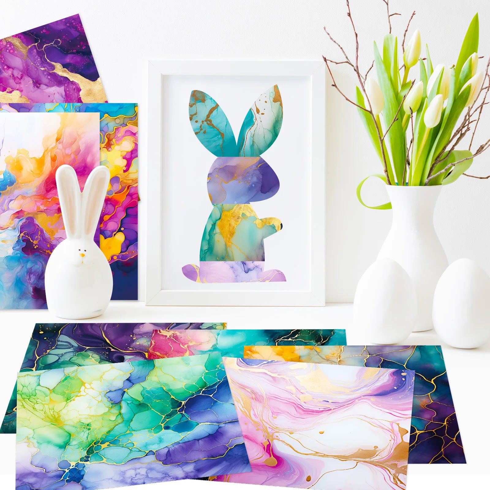 12-Sheet Christmas Scrapbooking Paper – 15x15cm DIY Craft Cardstock